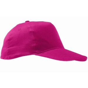 SOLS Unisex Sunny 5 Panel Baseball Cap / Fuchsia